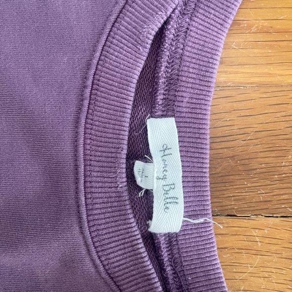 Purple Distressed Sweater - Picture 2 of 4